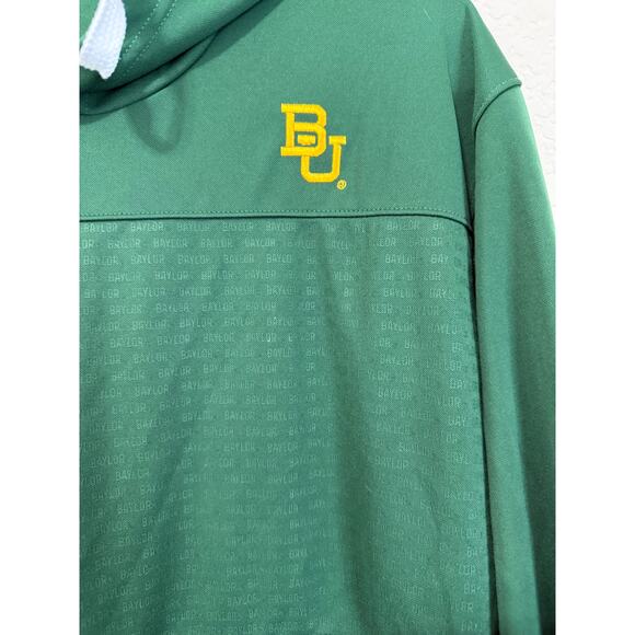 Nike‎ Baylor University Hoodie Men’s XL Green Long Sleeve Pullover Dri-FI - Picture 2 of 4